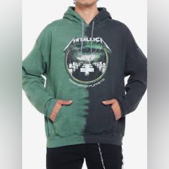 Metallica Other - Metallica Master Of Puppets Split-Dye Hoodie Star Small Unisex